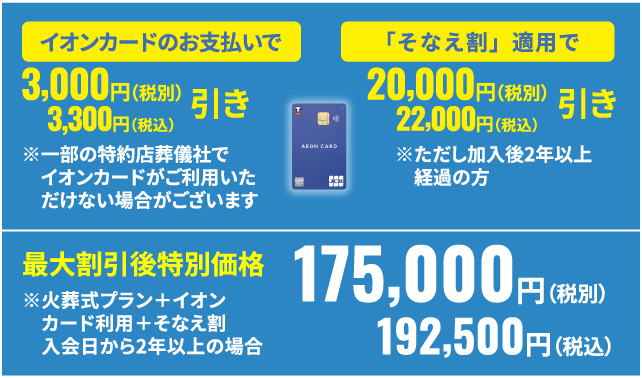 最大割引後特別価格192,500円(税込)