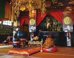 お寺本堂使用