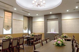 家族葬式場控室
