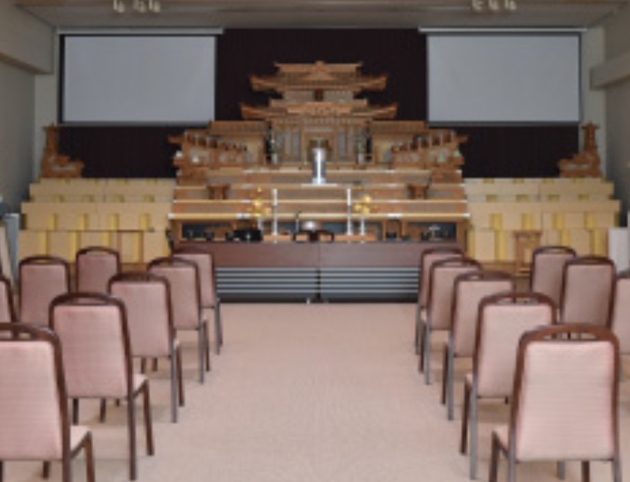 式場（祭壇はイメージです）