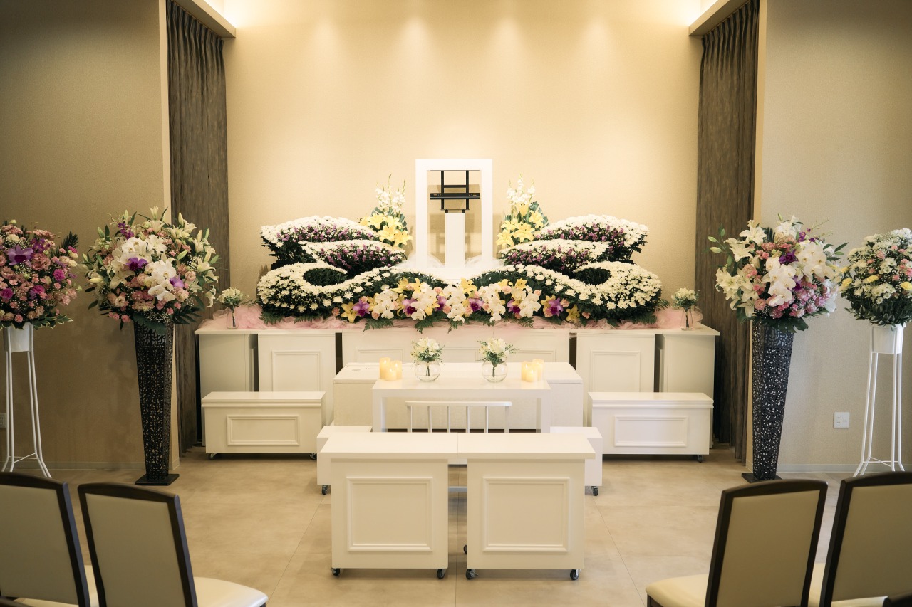 式場（祭壇はイメージです）