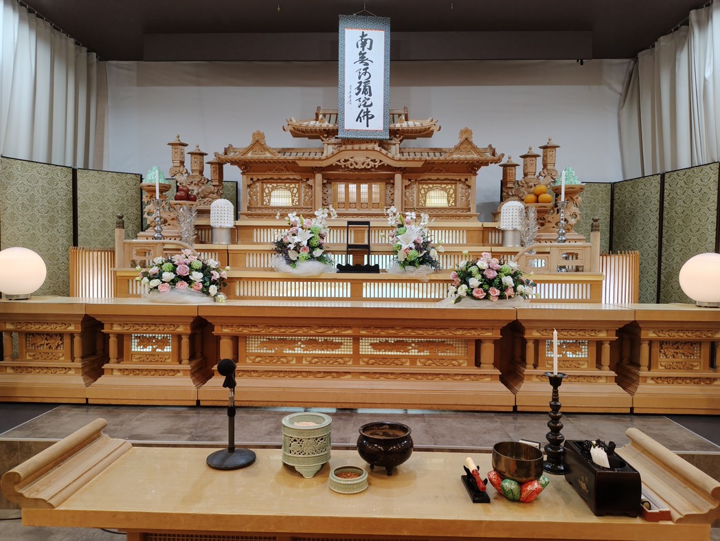 式場（祭壇はイメージです）